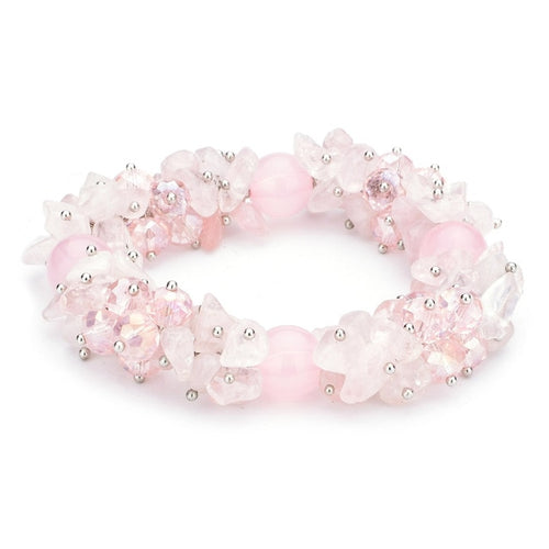 LUBINGSHINE 100% Handmade Fantasy Natural Gem Stone Crystal Bracelets  For Women Fashion Jewelry Boho Bangles JJAL B1289