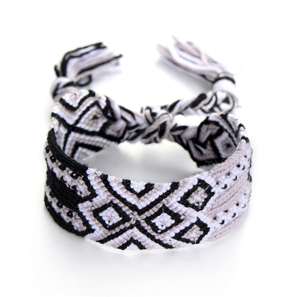 Bohemia Cotton Tassel Weave Rope Friendship Bracelets For Woman Men Handmade Charm Bracelet & Bangle Ethnic Jewelry