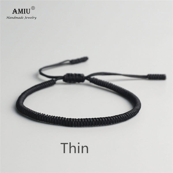 AMIU Thin Tibetan Buddhist Women Size Tibetan Bracelets & Bangles For Women Handmade Knots Amulet Red Rope Gift Bracelet