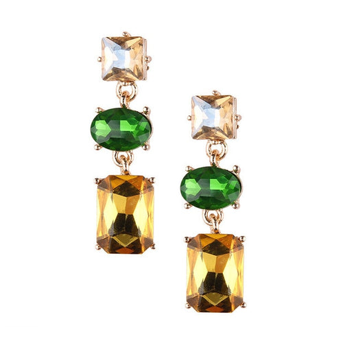 Miwens 2019 New Colorful Crystal Tassel Metal Drop Earrings Women Long Big 32 Designs Dangle Earring Handmade Jewelry Boho A589
